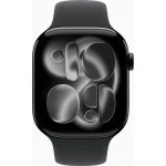 Apple Watch Series 11 46mm Jet Black Aluminium Case With Black Sport Band S/M MEUW4X/A Смарт-часы
