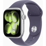Apple Watch Series 11 42mm Silver Aluminium Case With Purple Fog Sport Band M/L MEU74AF/A Смарт-часы