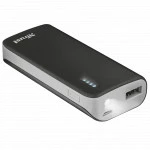 Внешний аккумулятор (Power Bank) Trust 21224 4400 мАч, Черный-Серый