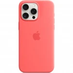 Аксессуары для смартфона Apple Чехол для iPhone 15 Pro Max Silicone Case with MagSafe - Guava MT1V3ZM/A
