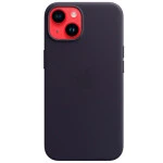 Аксессуары для смартфона Apple Чехол для iPhone 14 Leather Case with MagSafe - Ink MPP63ZM/A
