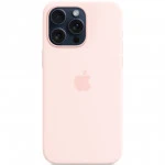 Аксессуары для смартфона Apple Чехол для iPhone 15 Pro Max Silicone Case with MagSafe - Light Pink MT1U3ZM/A
