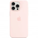 Аксессуары для смартфона Apple Чехол для iPhone 15 Pro Max Silicone Case with MagSafe - Light Pink MT1U3ZM/A