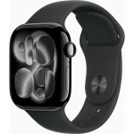 Apple Watch Series 11 42mm Jet Black Aluminium Case With Black Sport Band M/L MEQU4X/A CN Смарт-часы
