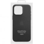 Аксессуары для смартфона Apple Чехол для iPhone 15 Pro Max FineWoven Case with MagSafe - Black MT4V3ZM/A