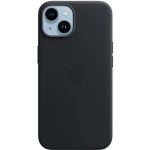 Аксессуары для смартфона Apple Чехол для iPhone 14 Plus Leather Case with MagSafe - Midnight MPP93ZM/A