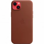 Аксессуары для смартфона Apple Чехол для iPhone 14 Plus Leather Case with MagSafe - Umber MPPD3ZM/A