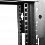 Монтажная стойка ЦМО стойка телекоммуникационная универсальная 24U двухрамная СТК-24.2-9005