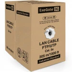 Кабель витая пара ExeGate Кабель FTP 4 пары кат.5e бухта 305м EX281811RUS