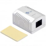 Сетевая розетка Netko JE342RC6-USM/WH