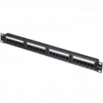 Патч-панель Netko UTP 19" 24 порта RJ45 610305 (24 порта, UTP, Cat. 5e)
