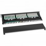 Патч-панель Cabeus PL-24-Cat.5e-SH-Dual (24 порта, FTP, Cat. 5e)