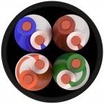 Кабель витая пара KCEP U/UTP 4х2хAWG 24/1 PE Cat.5e