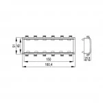 Аксессуар для кабельных сетей DKC Каркас под 6 модулей Viva, In-liner Front, белый F0003A