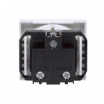 Аксессуар для кабельных сетей DKC Розетка силовая серия Viva, 2Р+Е, со шторками, с заземлением, 2 мод, цвет белый 45005