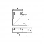 Кабельный канал DKC Угол плоский APM 00408 30x10