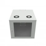 Серверный шкаф SNR 9U, 523х600х465мм серия LITE (стеклянная дверь) SNR-TWC-9-GDL