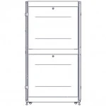 Серверный шкаф Systeme Electric Uniprom 42U-600/1070 UR3100