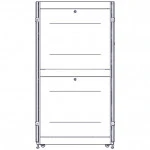 Серверный шкаф Systeme Electric Uniprom 42U-600/1070 UR3100