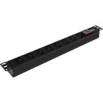 Аксессуар для серверного шкафа ITK PDU 8 розеток C13 с LED выключателем PH12-8C133