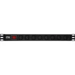 Аксессуар для серверного шкафа ITK PDU 8 розеток C13 с LED выключателем PH12-8C133