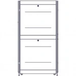 Серверный шкаф Systeme Electric Uniprom 42U-750/1070 UR3150