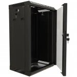 Серверный шкаф Hyperline настенный 10'' 9U 499,5х390х300 TDB-9U-GP-RAL9004