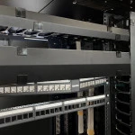 Аксессуар для серверного шкафа Hyperline Вертикальный кабельный организатор 42U для шкафов TTR TTB стоек ORK2A ORL1 CMF-OTR-42U-89x106-C-RAL9005