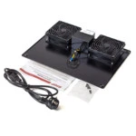 Аксессуар для серверного шкафа SHIP Вентиляторная панель с термостатом (2 вентилятора) 700402112Т