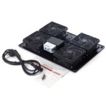 Аксессуар для серверного шкафа SHIP Вентиляторная панель с термостатом (4 Вентилятора) 700404112Т