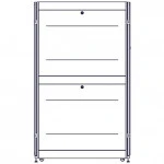 Серверный шкаф Systeme Electric Uniprom 42U-750/1200 UR3350