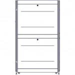 Серверный шкаф Systeme Electric Uniprom 42U-750/1200 UR3350