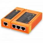 Инструмент для монтажа СКС LANMASTER Тестер витой пары LAN-TST-WRM-310-POE