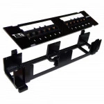 Патч-панель LANMASTER TWT-PP12UTP-H (12 портов, UTP, Cat. 5e)