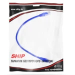 Патч-корд SHIP Патч Корд S3025BL0030-P, Cat.5e, UTP, 0.3 м.