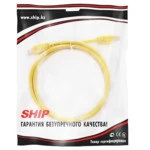 Патч-корд SHIP Патч Корд S6025YL0100-P, Cat.6, UTP, 1 м.