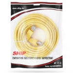 Патч-корд SHIP Патч Корд S4025YL1000-P, Cat.5e, FTP, 10 м
