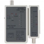 Инструмент для монтажа СКС Cablexpert Тестер сетевого кабеля RJ45+RJ58 NCT-1
