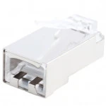 Коннектор Hyperline Коннектор RJ-45(8P8C) под витую пару категория 5e (100 шт) PLUG-8P8C-U-C5-SH-100