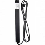 Аксессуар для серверного шкафа Hyperline Блок розеток для 19" шкафов горизонтальный 9 розеток Schuko SHE19-9SH-2.5EU