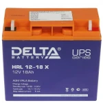 Сменные аккумуляторы АКБ для ИБП Delta Battery HRL 12-18 X (12 В)