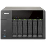 Дисковая системы хранения данных СХД Qnap Сетевой RAID-накопитель, 6 отсеков для HDD, HDMI-порт. Intel Celeron J1800 2,41 ГГц , 1ГБ. TS-651 (Tower)