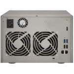 Дисковая системы хранения данных СХД Qnap Сетевой RAID-накопитель, 6 отсеков для HDD, HDMI-порт. Intel Celeron J1800 2,41 ГГц , 1ГБ. TS-651 (Tower)