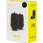 Мышь Deluxe DLM-321OGB Бюджетные, Беспроводная