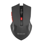 Мышь Defender Accura MM-275 Black/Red (Бюджетная, Беспроводная)