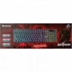 Клавиатура Defender Mayhem GK-360DL 45360 Проводная, USB