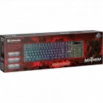 Клавиатура Defender Mayhem GK-360DL 45360 Проводная, USB