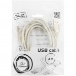 Кабель интерфейсный Cablexpert USB AM-BM кабель CCF-USB2-AMBM-TR-10 USB Type A - USB Type B