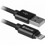 Кабель интерфейсный Defender ACH01-03T 87808 USB Type A - Lightning (8pin)