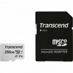 Флеш (Flash) карты Transcend microSDXC 256Gb Class 10 UHS-I 300S + SD adapter TS256GUSD300S-A (256 ГБ)